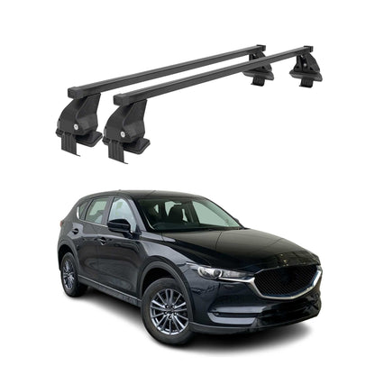 2017-2025 Mazda CX-5 2.gen Roof Rack Cross Bars Black