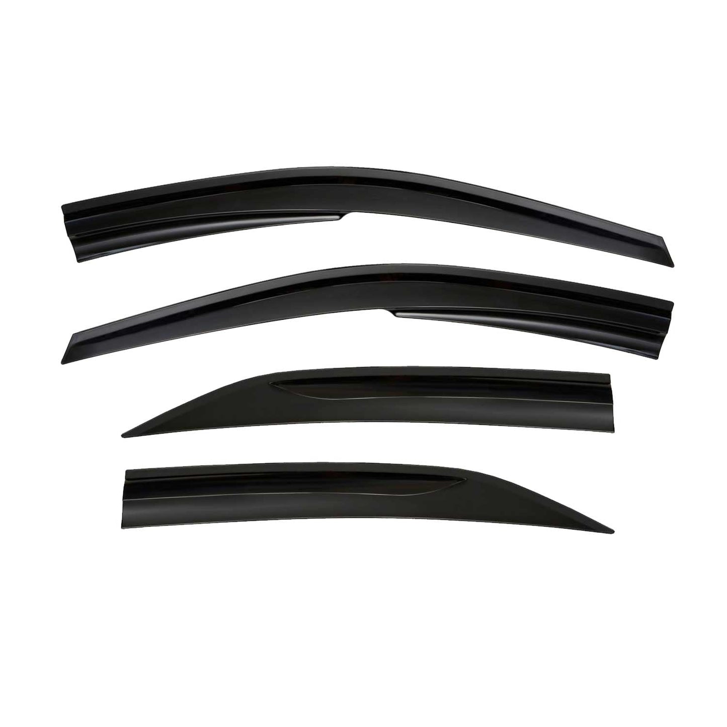 2007-2011 Toyota Camry Window Visor Vent Rain Deflector 4Pcs Smoke
