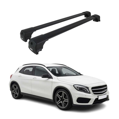 2015-2019 Mercedes GLA Class X156 Roof Rack Cross Bars Black