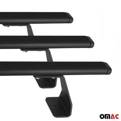2015-2022 RAM ProMaster City Roof Rack Cross Bars Steel 3Pcs Black
