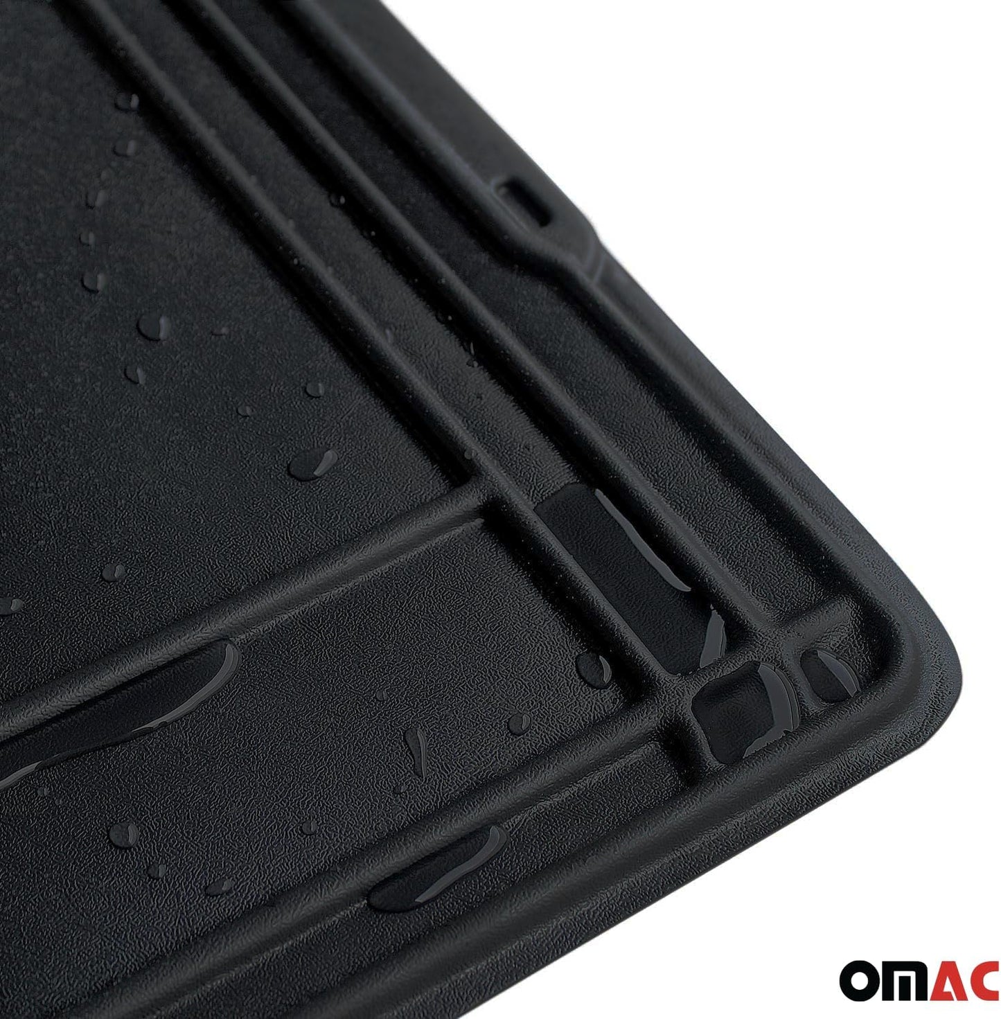 All Weather Shoe Boot Tray Water Resistant Under Trash Can Rubber Mat Durable