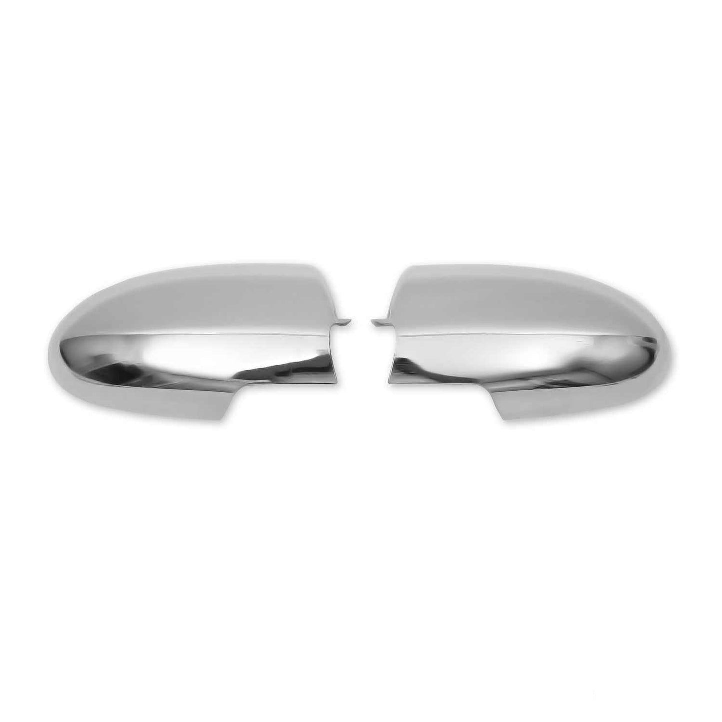 2006-2011 Hyundai Accent 3.gen Sedan Side Mirror Cover Caps Chrome Silver 2 Pcs