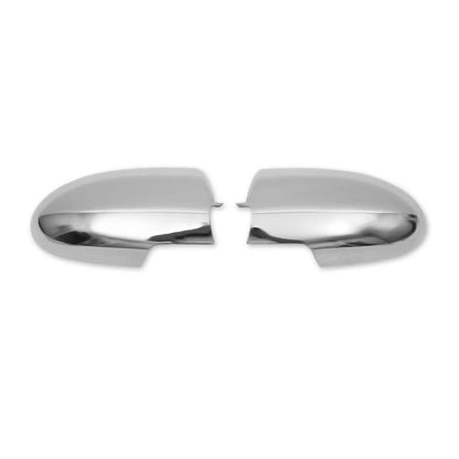 2006-2011 Hyundai Accent 3.gen Sedan Side Mirror Cover Caps Chrome Silver 2 Pcs