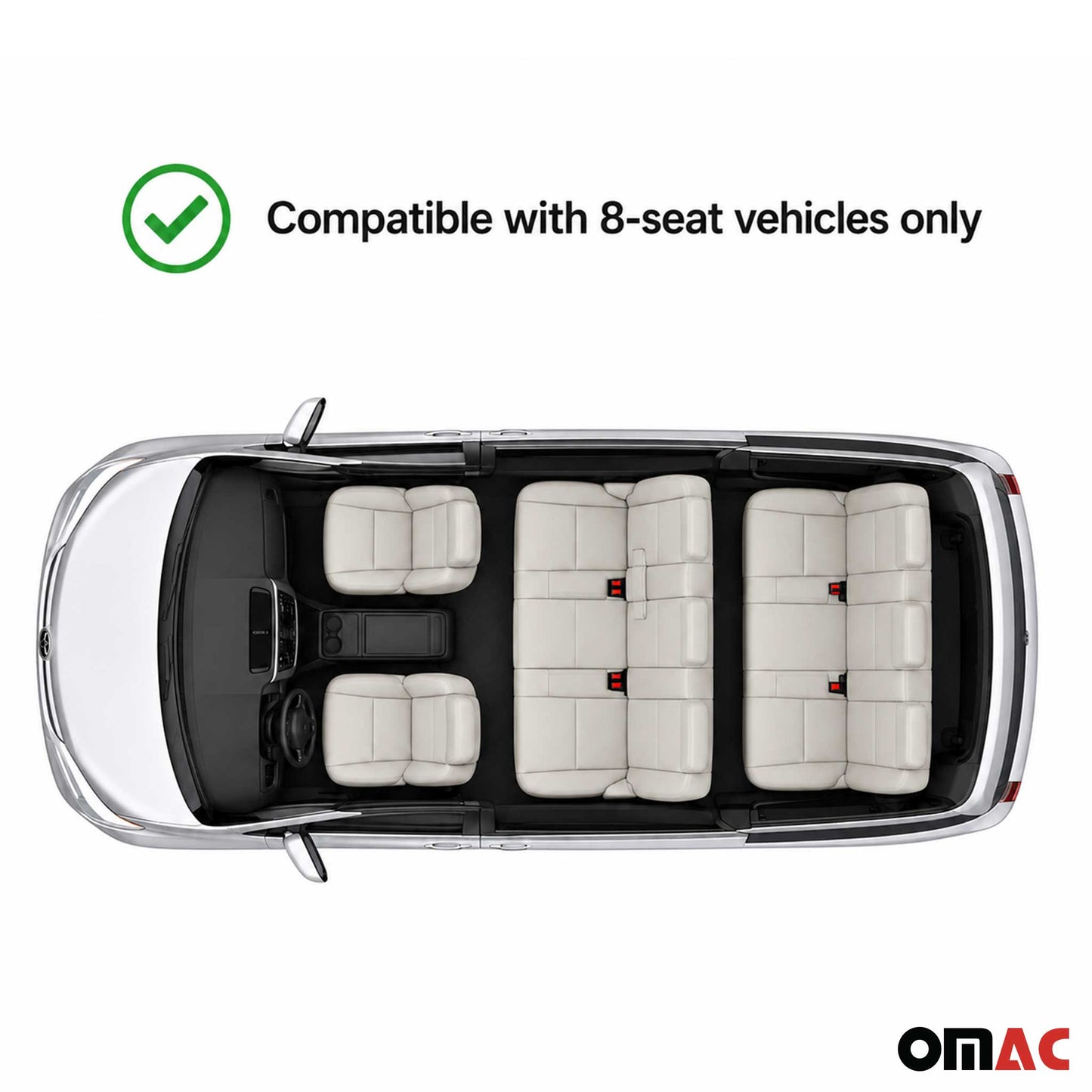 2011-2020 Toyota Sienna 3.gen 8 Seats Floor Mats Liners Full Set All Weather Gray