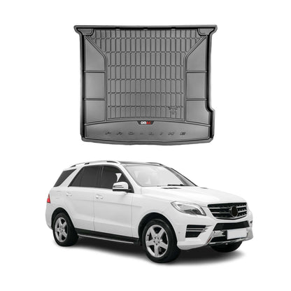 2012-2015 Mercedes ML Class W166 Premium Cargo Liner Trunk Mat All Weather Heavy Duty Black