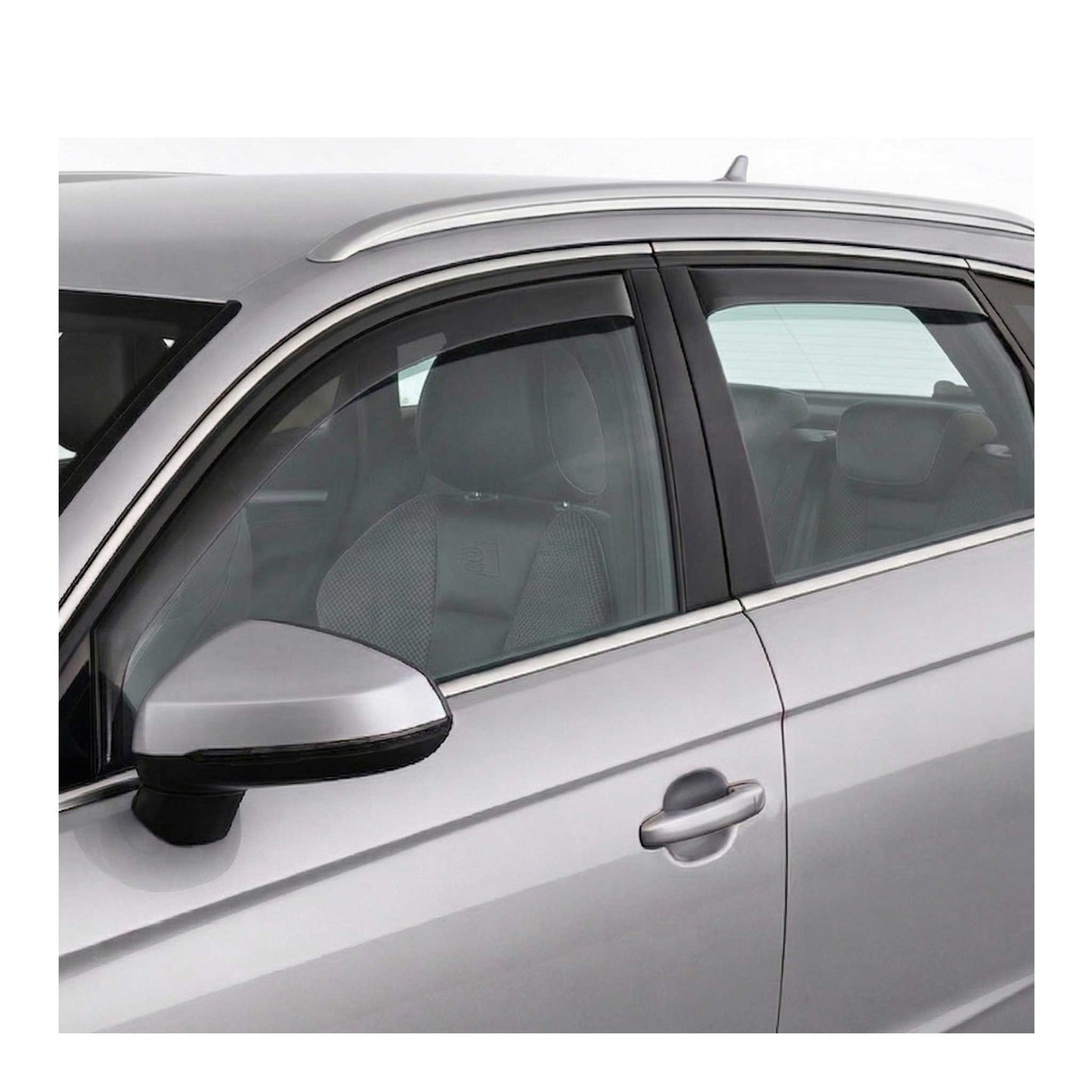 2013-2018 Audi Q3 (8U) Window Visor Vent Rain Deflector 4Pcs Smoke
