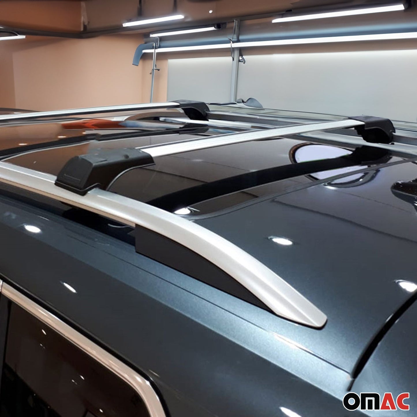 2010-2020 VW Amarok Roof Rack Cross Bars Silver
