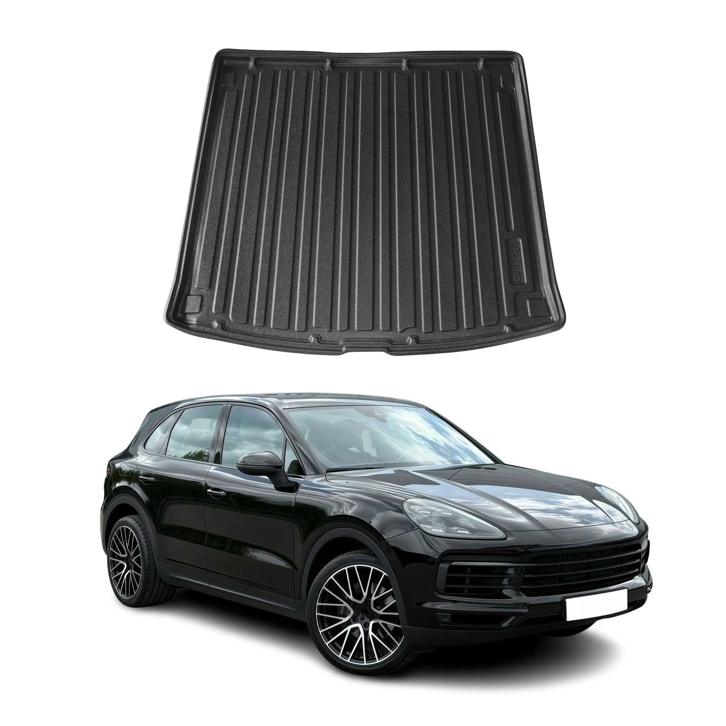 2019-2026 Porsche Cayenne 3.gen Cargo Liner Trunk Mat All Weather Black