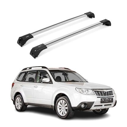 2009-2013 Subaru Forester III Roof Rack Cross Bars Silver