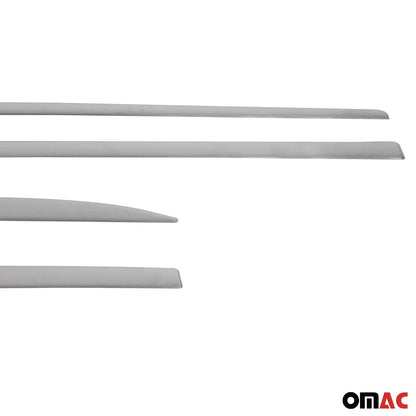 2012-2018 Toyota Auris Side Door Molding Trim Skirt Garnish Stainless Steel Silver 4 Pcs