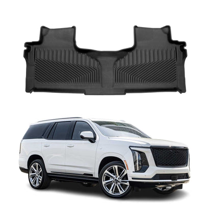 2021-2026 Cadillac Escalade Premium Floor Mats Liners Second Row Rear