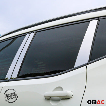 2011-2017 Toyota Sienna Window Pillar Posts Door Trim Cover Stainless Steel Silver 6x