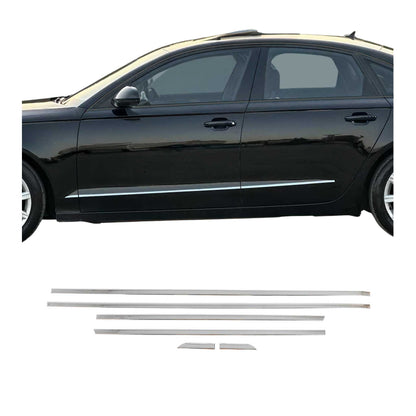 2012-2018 Audi A6 C7 All Type Side Door Molding Trim Stainless Steel