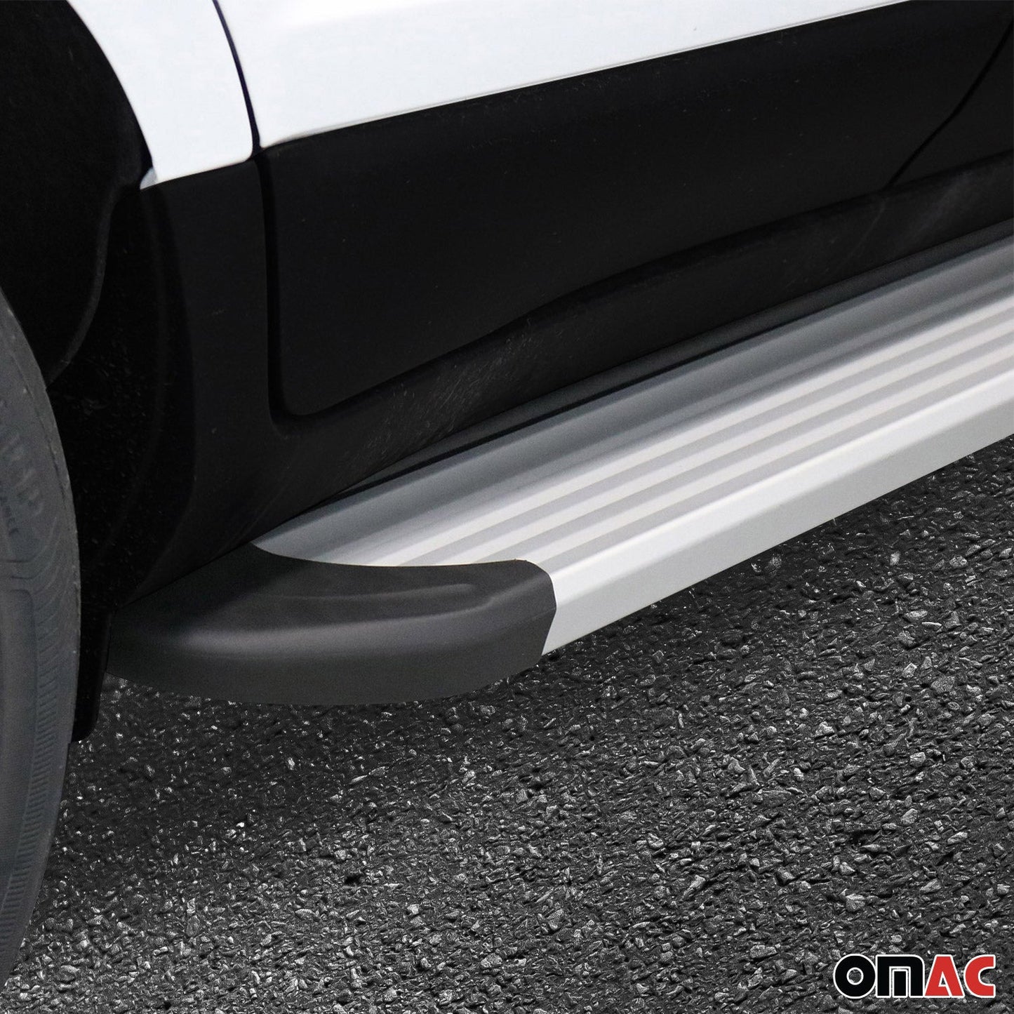2011-2017 BMW X3 F25 Running Boards Side Step Nerf Bars Aluminium Silver 2x