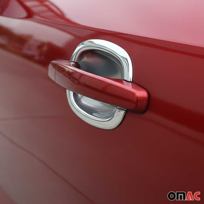 2004-2011 Pontiac G3 & G3 Wave Car Door Handle Bowl Cover Protector Silver Chrome