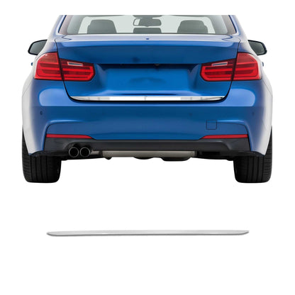 2012-2019 BMW 3 Series F30 Sedan Rear Trunk Molding Trim Stainless Steel Glossy