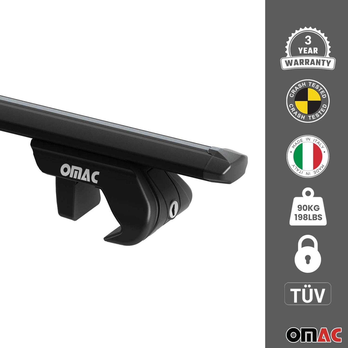 2003-2010 Porsche Cayenne Roof Racks & Roof Rack Rails Black