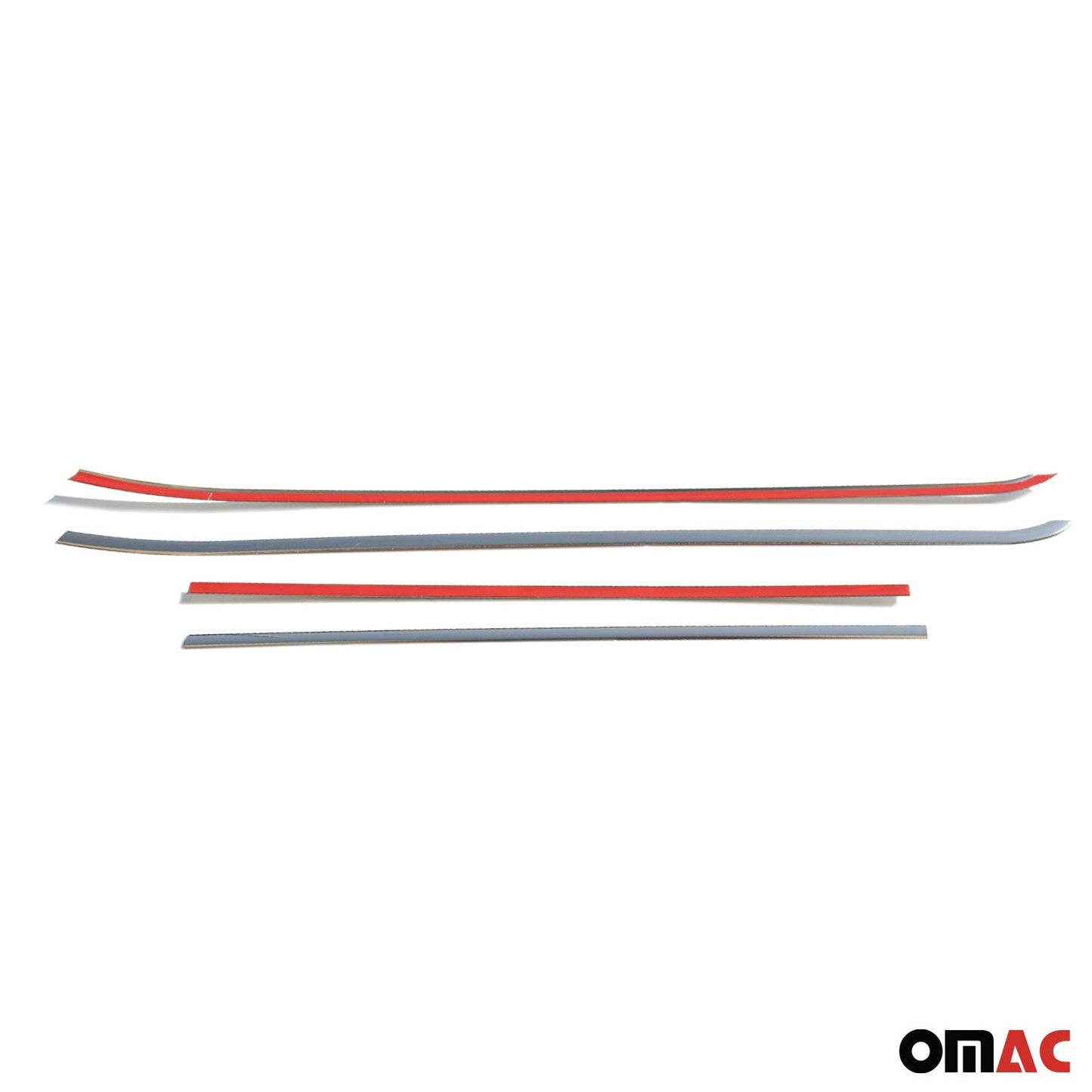 2015-2022 RAM ProMaster City B Pillar Trim Window & Side Door Trim Set Stainless Steel Chrome