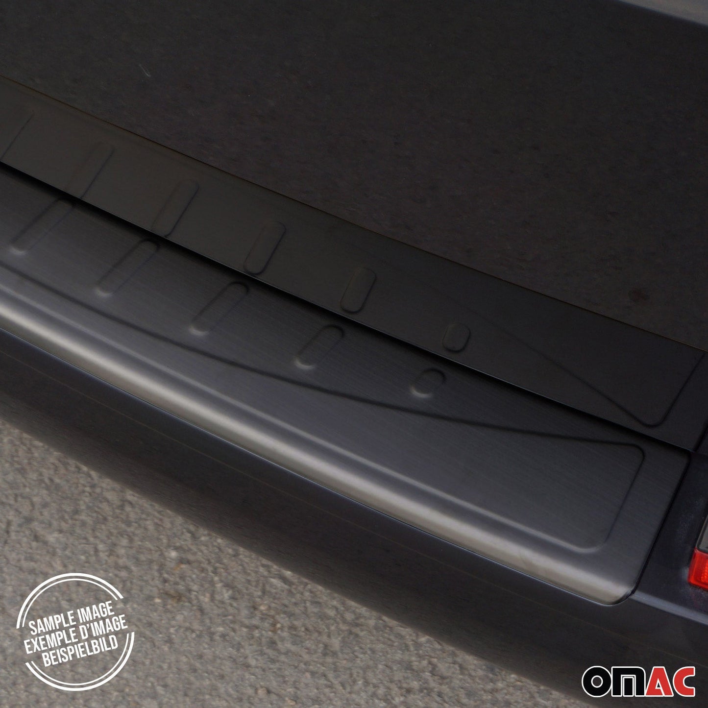 2006-2010 VW Passat B6 Rear Bumper Sill Cover Protector Guard Stainless Steel Dark