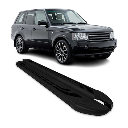 2003-2012 Land Rover Range Rover Running Boards Side Steps Black