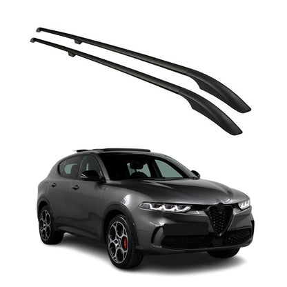 2023-2026 Alfa Romeo Tonale Roof Rack Rails Side Rails Black