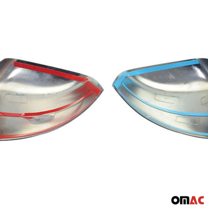 2014-2019 Ford Transit Connect Pre-FL Side Mirror Cover Caps Chrome Silver 2 Pcs