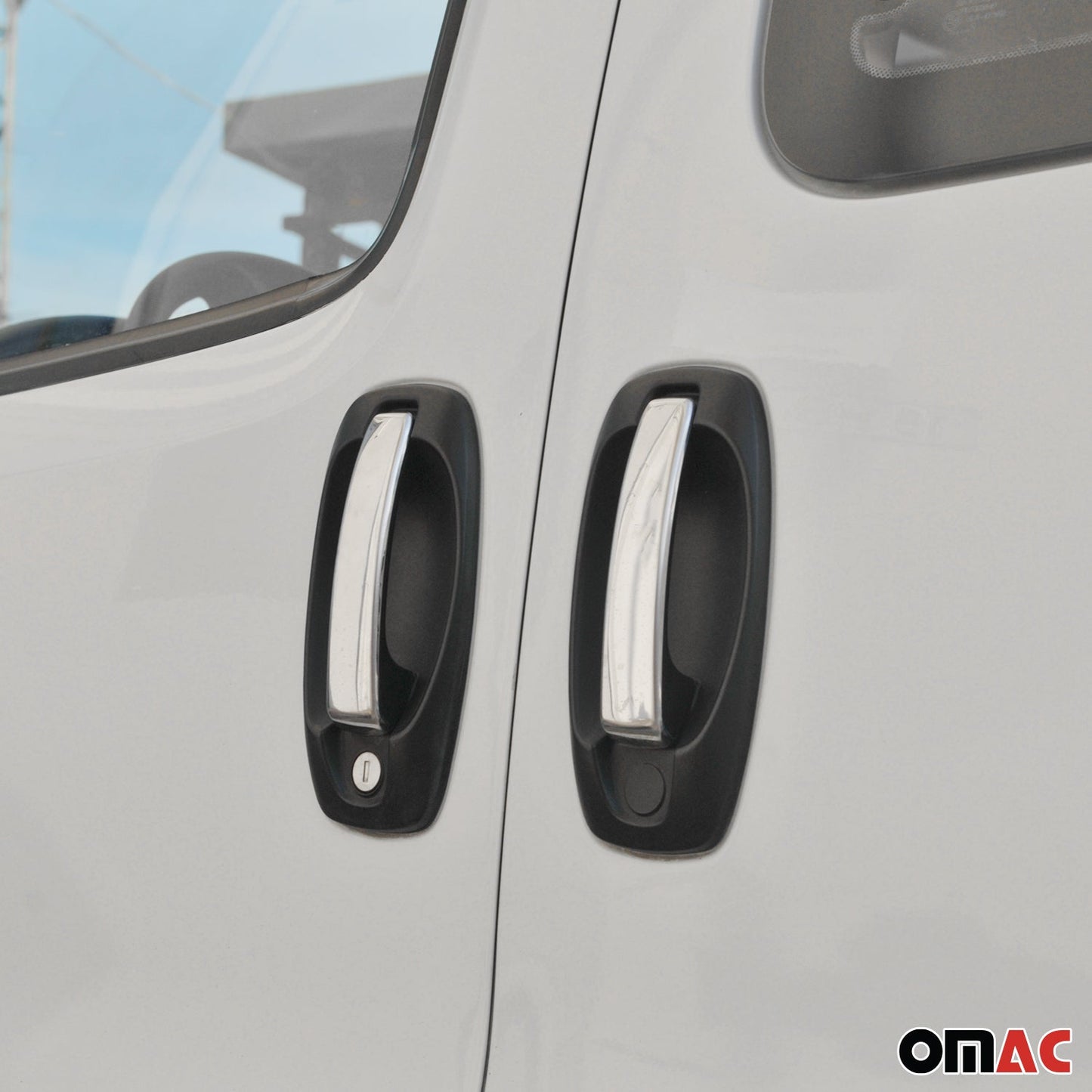 2015-2022 RAM ProMaster City Car Door Handle Cover Trim Stainless Steel 4 Pcs