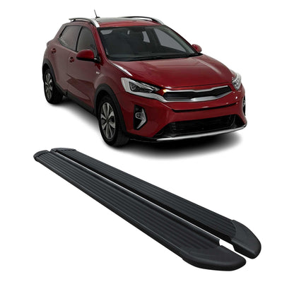 2020-2025 Kia Telluride 1.gen Running Board Nerf Bars Side Step Black 2 Pcs