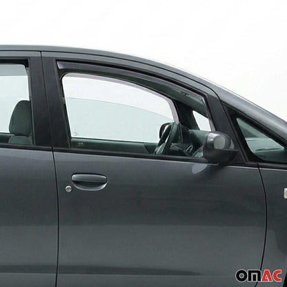 2011-2018 Nissan Juke Window Visor Vent Rain Deflector 2Pcs Smoke