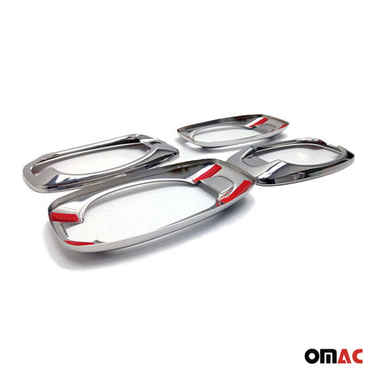 2015-2022 RAM ProMaster City Car Door Handle Cover Protector Stainless Steel 4 Pcs
