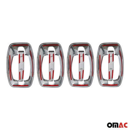 2014-2022 RAM ProMaster Mirror Cover Caps & Door Handle Chrome Set 10x
