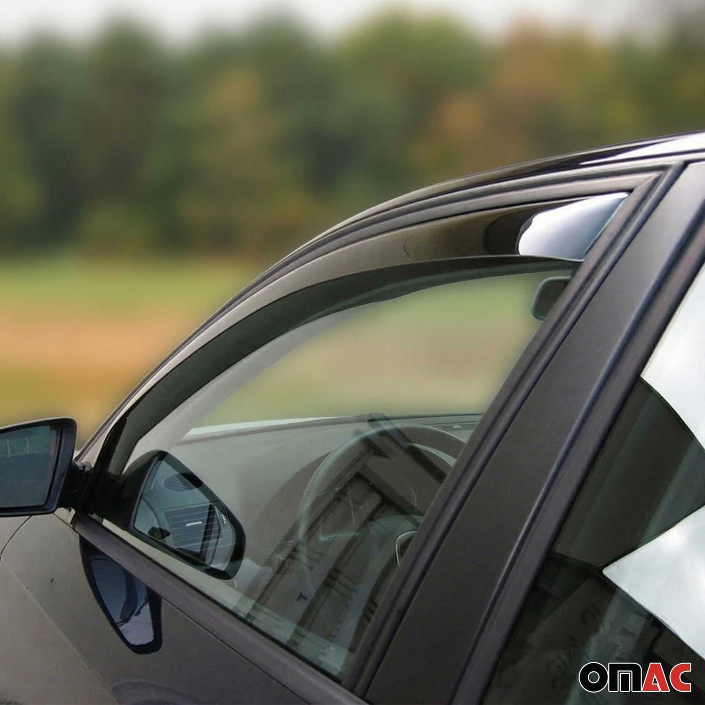 2016-2022 BMW X1 F48 Window Visor Vent Rain Deflector 2Pcs Smoke