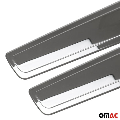2016-2021 Mazda CX-3 Side Door Molding Trim Skirt Garnish Stainless Steel Silver 4 Pcs