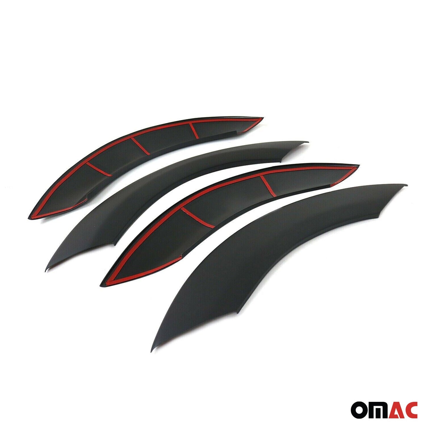 2019-2026 Mercedes Sprinter W907 910 Fender Flares Wheel Protector Black 4x