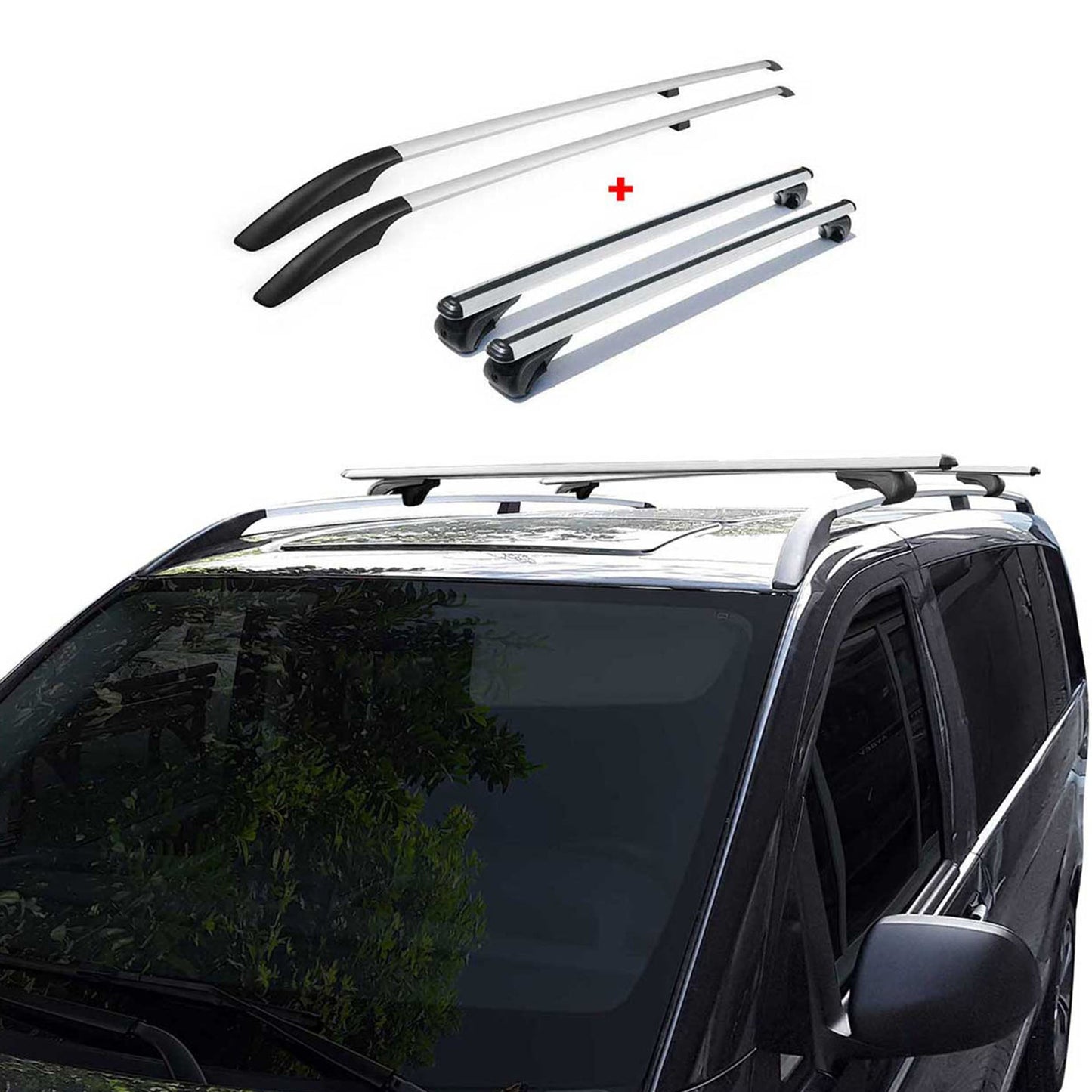 2013-2019 Ford Escape Roof Racks & Roof Rack Rails Silver