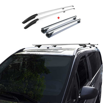 2013-2019 Ford Escape Roof Racks & Roof Rack Rails Silver