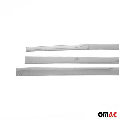 2011-2016 Kia Sportage Side Door Molding Trim Skirt Garnish Stainless Steel Silver 4Pcs