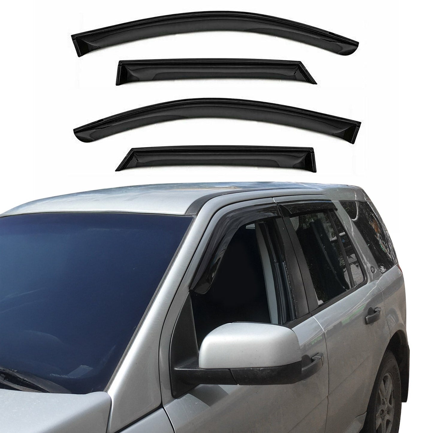 2018-2022 Toyota C-HR Window Visor Vent Rain Deflector 4Pcs Smoke