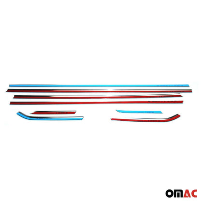 2012-2018 Ford Focus Sedan Window Molding Trim Streamer Stainless Steel