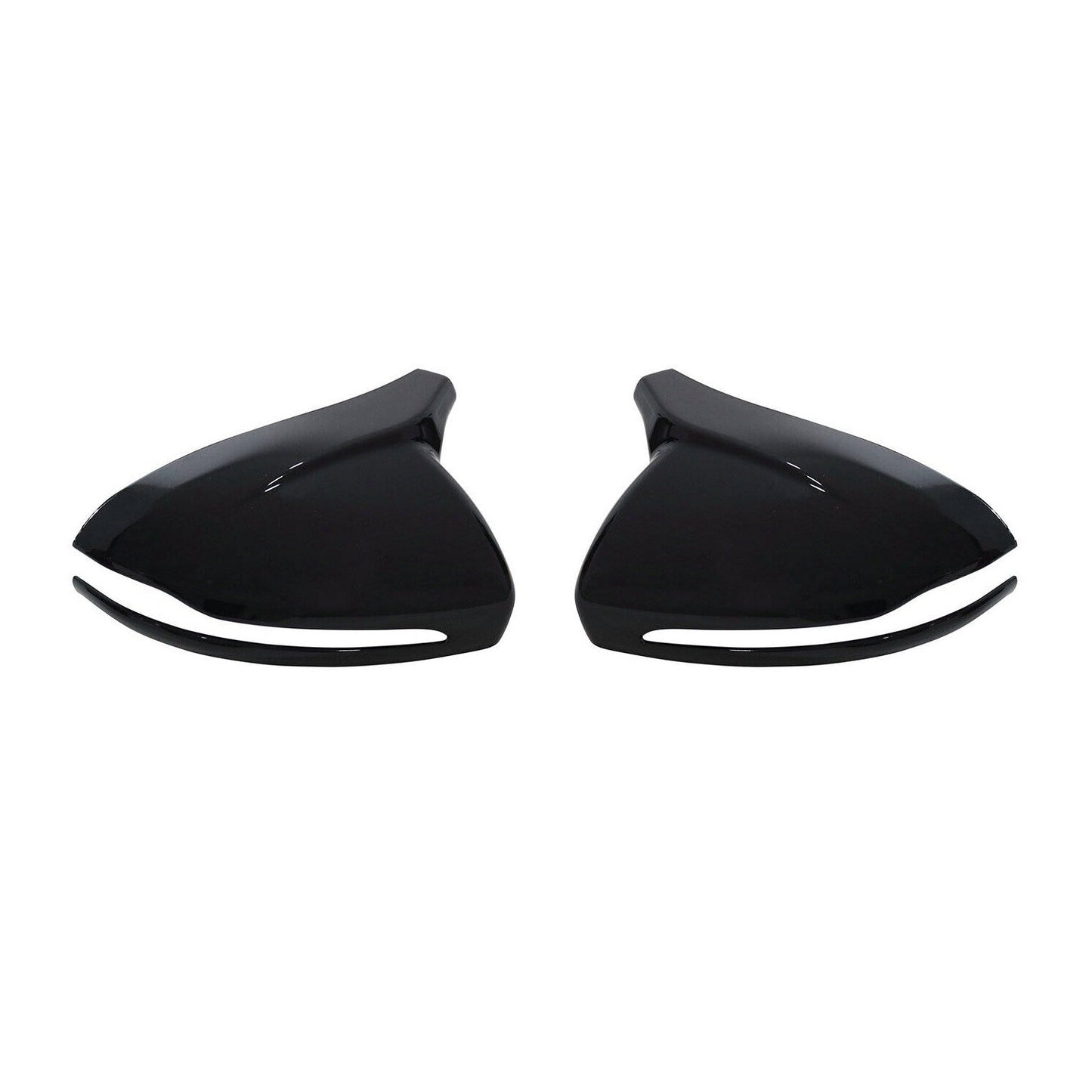 Mercedes W213 W205 AMG GT C190 GLA GLB GLC Mirror Cover Caps Gloss Black