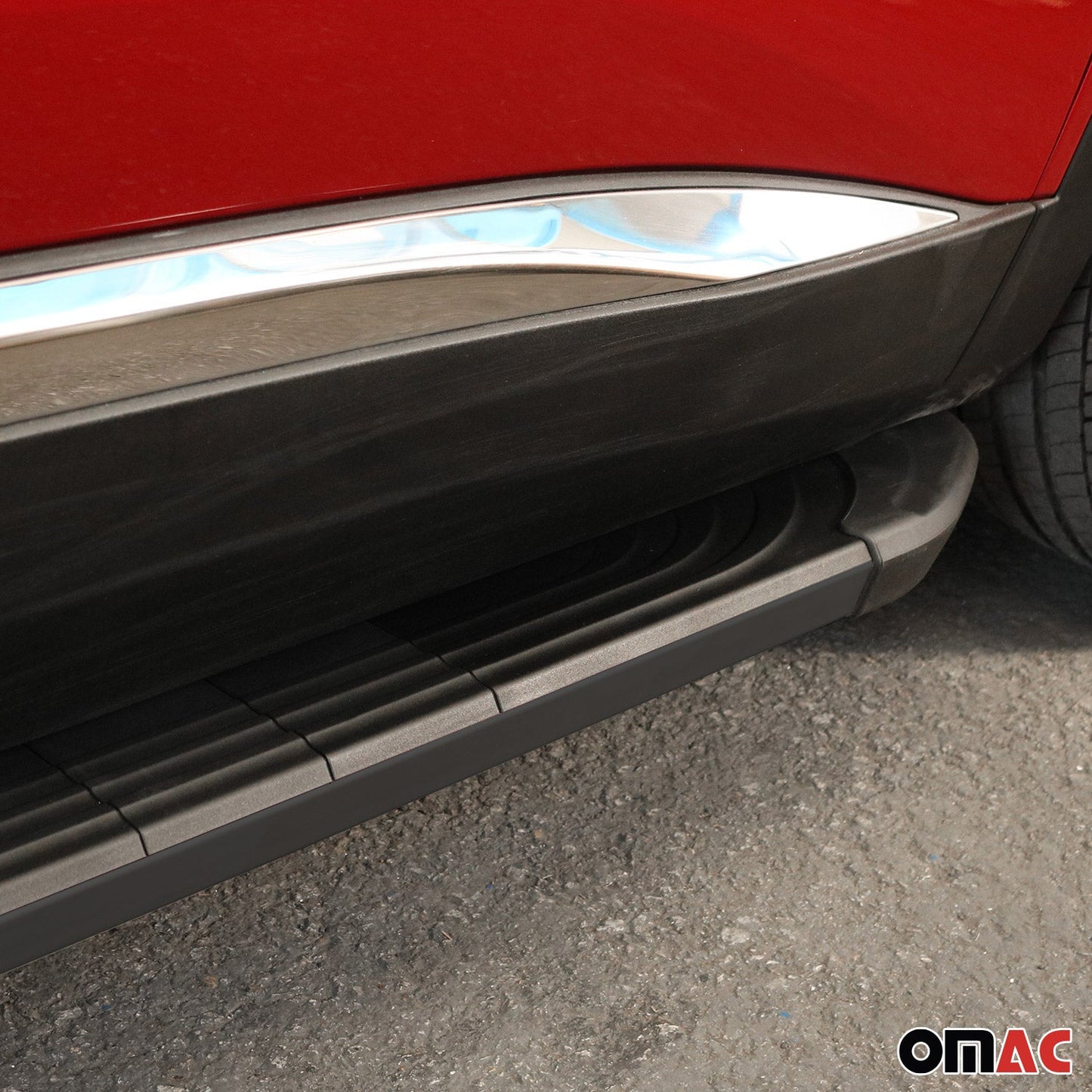 2017-2022 Kia Niro 1.gen Running Boards Side Steps Black