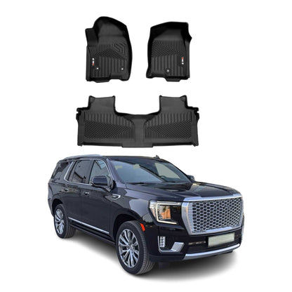2021-2026 GMC Yukon XL Premium Floor Mats Liners Black