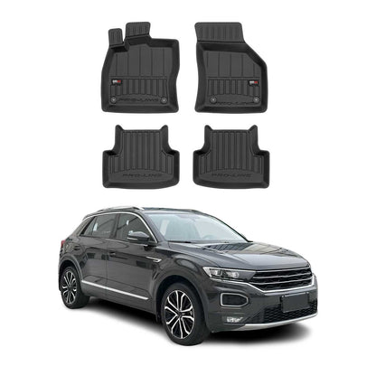 2017-2026 VW T-Roc Premium Floor Mats Liners Full Set All Weather Heavy Duty
