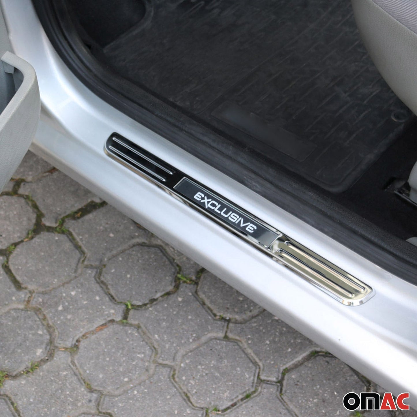 2018-2024 VW Tiguan Door Sill Scuff Plate Scratch Protector Exclusive Stainless Steel