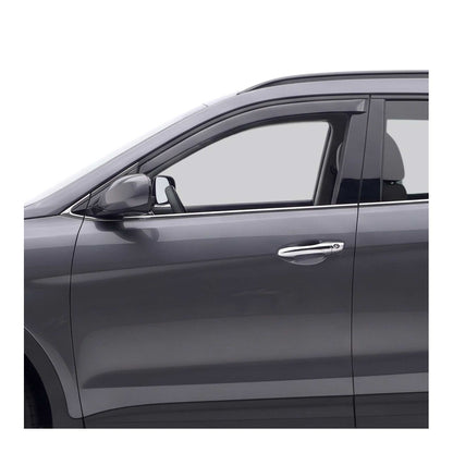 2013-2018 Hyundai Santa Fe Window Visor Vent Rain Deflector 2Pcs Smoke