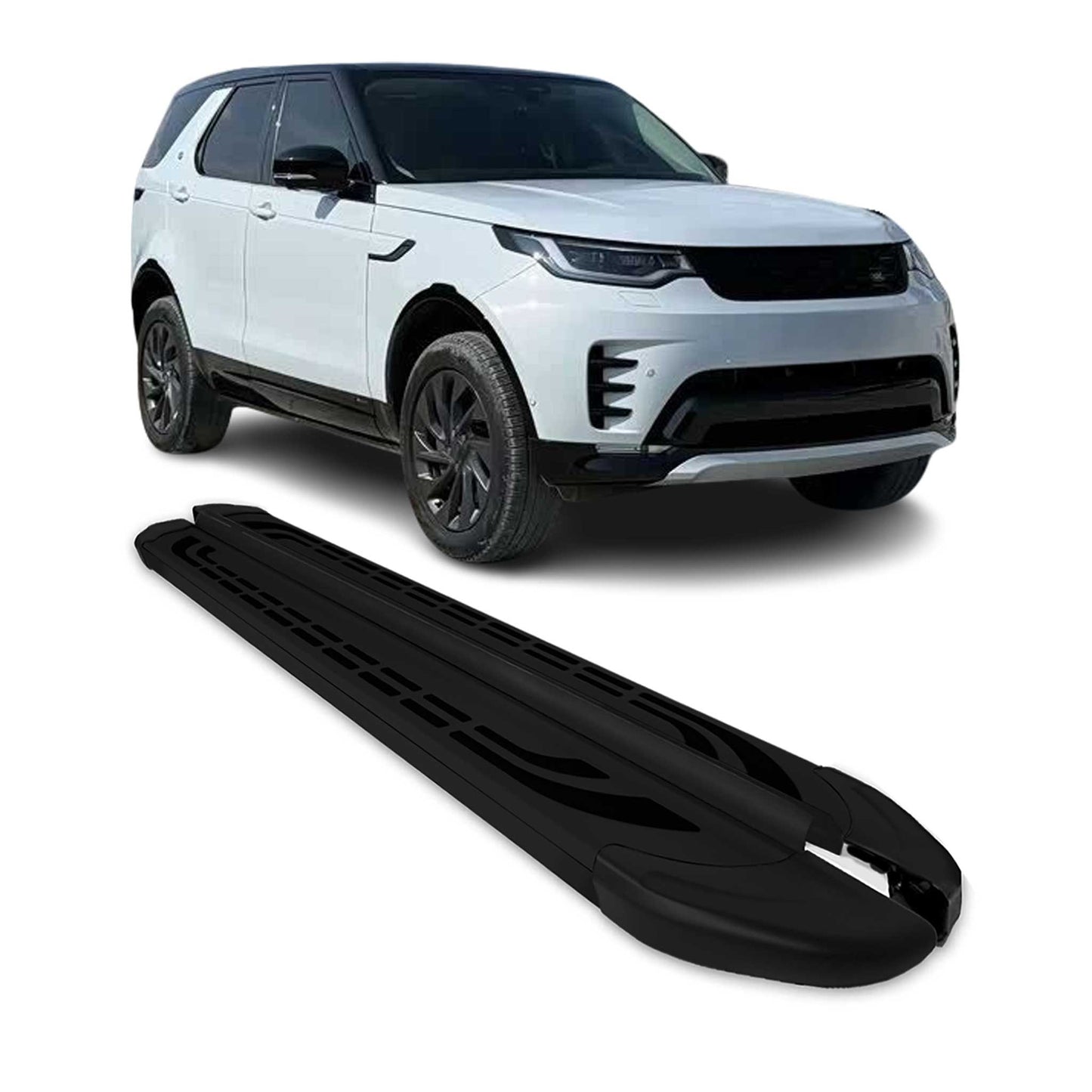 2017-2026 Land Rover Discovery Running Boards Side Steps Black