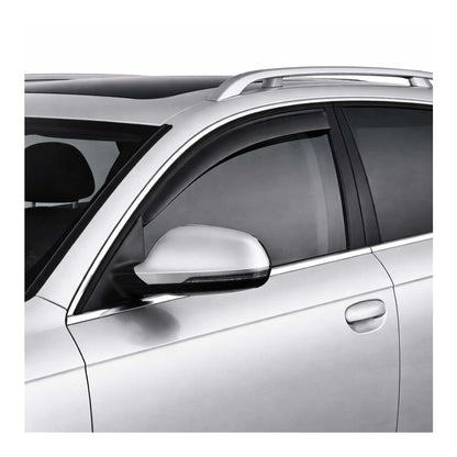 2005-2011 Audi A6 C6 S6 RS6 Sedan Avant Allroad Window Visor Vent Rain Deflector 2Pcs Smoke