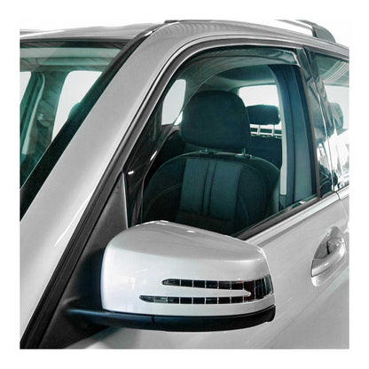 2009-2015 Mercedes GLK Class X204 Window Visor Vent Rain Deflector 2Pcs Smoke