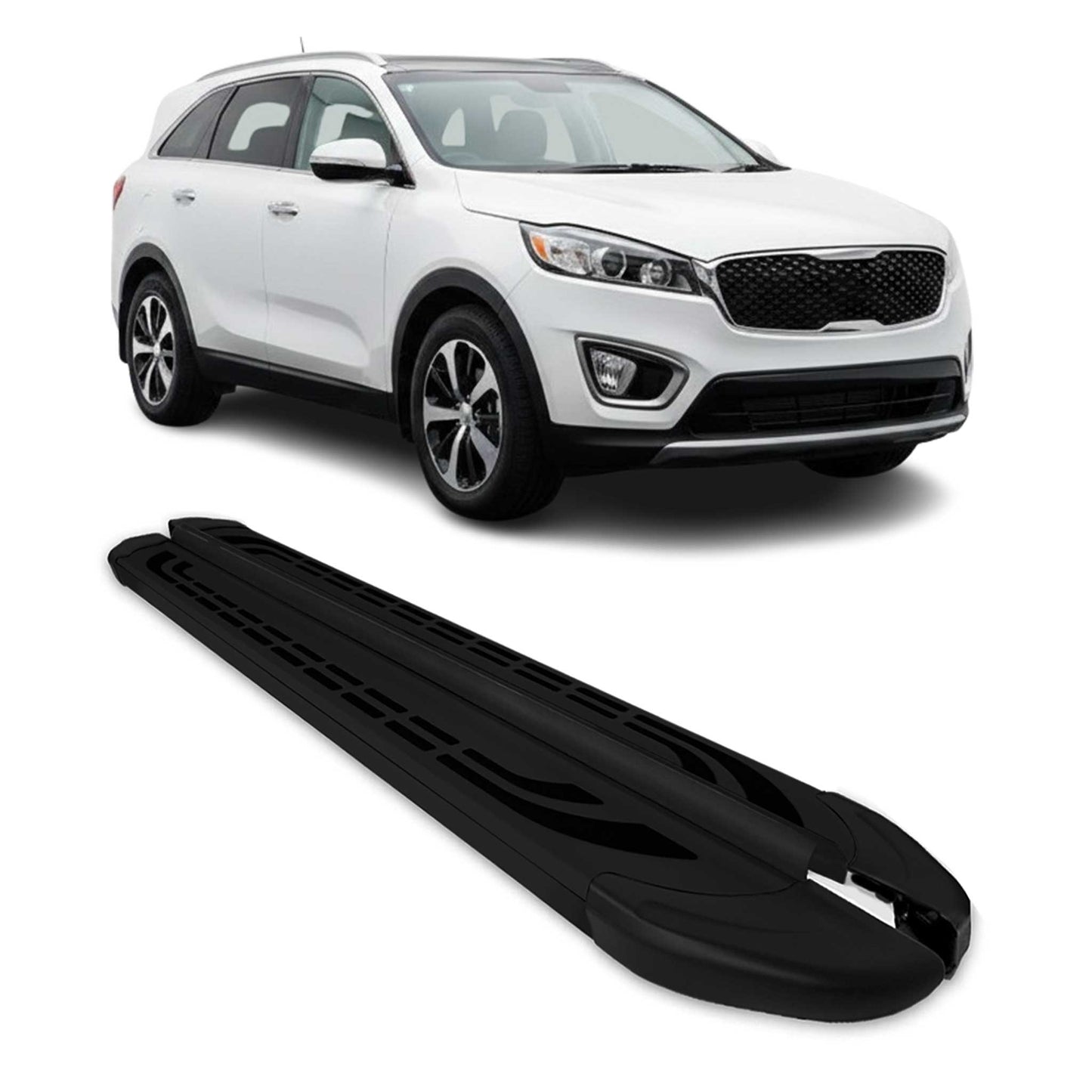 2014-2015 Kia Sorento FL Nerf Bar Side Step Running Boards Alu 2x