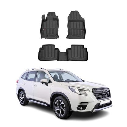 2019-2025 Subaru Forester V Premium Floor Mats Liners Full Set All Weather Heavy Duty